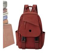 Genérico Backpack Women, Large Capacity Waterproof Shoulder Bag, Stylish Casual Daypack Business, Travel, School, Outdoor Use, Lightweight Compact Backpack for Daily, 23x10x31cm