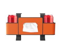 Genérico Backseat Car Organizer - 4-in-1 Car Organizer Back Seat | Automotive Seat Back Organizers | Headrest Storage With Hooks Tissue Holder For Truck Travel Phone Women Kids Men Trip Road Vehicle