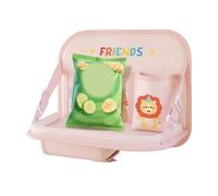 Genérico Backseat Car Organizer | Leather Foldable Storage Waterproof | Automotive Seat Back Organizers with Food Tray | for Truck SUV Sedan Road Trip Travel Accessories Tissue Cup