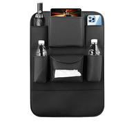 Genérico Backseat Organizer - Behind the Seat Organizer for Car,Auto Anti-Kick Mat for Kids Adults, Multifunctional Backseat Storage Bag