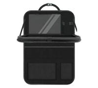 Genérico Backseat Organizer - Car Storage Bag | Automotive Seat Back Organizer with Foldable Food Tray, Tablet Holder with Pockets for Kids Travel, SUV RV Truck Sedan Accessories