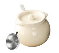 Genérico Bacon Grease Container - 50oz Ceramic Fat Canisters,Grease Can with Strainer Spatula - for Kitchen Cooking Holiday Weekend Breakfast Brunch Family Meal