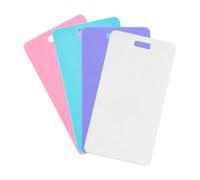 Genérico Badge Notes Erasable - 4 Piece Pocket Size Vertical Memo Whiteboard Set, Reusable Badge Message Notes for Teachers Nurses Men Women Home Office School Hospital Use