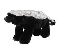 Genérico Badger Plush - Juguete Peluche Realista | Plush Badger Realista | Almohada Animales con diseño en y Negro, decoración Casta