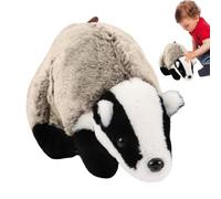 Generico Badger Plush - Plush Material 16x16x36cm | Cute Stuffed Animal Doll Soft Cuddly Toy | Decorative Animal Płush For Bedroom Living Room Office Home Decor Gift For Kids And Collectors Use