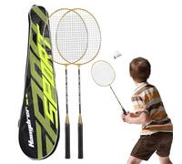 Genérico Badminton Racquet,Badminton Set For Adults - Lightweight Equipment, Sweat Absorbent For Adults & Professionals, Sports, Outdoor Backyard Games