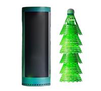 Genérico Badminton Shuttlecock, Nylon Shuttlecock, 6 Pieces Lightweight Easy Handling Comfort Grip Stable Versatile Use Ergonomic Shape, Kids Badminton Set for 1.06 * 2.68Inches, Green