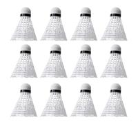 Genérico Badminton Shuttlecocks - 12 Pack Nylon for Indoor Outdoor Play