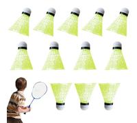 Genérico Badminton Shuttlecocks - 12 Pack Nylon for Indoor Outdoor Play