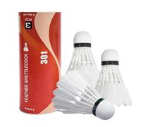 Generico Bádminton Shuttlecocks - 3 Pack Duck Féather | High Speed Bi'dies