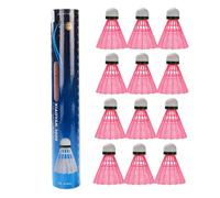 Genérico Badminton Shuttlecocks - Nylon Feathar Balls, Elastic Flights Performance, 2.56 Inches Durable Practice Equipment | Reusable Training Accessories, Family Indoor Outdoor Play