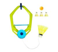 Genérico badmintonSingle-Player Trainer | 15x23cm Adjustable Rebound Trainer badmintonPractice with String - Portable Door badmintonGame for Children, Adult, Indoor Use on Door Frame