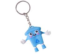 Genérico Bag Charm - Kawaii Cartoon Trash Can, Miniature PVC Aesthetic Pendant with Quick Release Lobster Clasp, Vibrant Color Decorative Trinket, Ideal for Backpacks Purses and Luggage Accessories