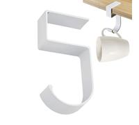 Generico Bag Hanger For Table - Under Desk Headphone Holder, Multifunctional Portable 5-Shaped Hook, Headphone Hanger For Desk | Movable Table Rack, Heavy Duty Organizer Clothes Hats Coats