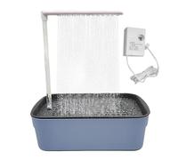 Generico Bagno di PACCOLO Automatica - Fonda Bagno di PACCOLO Auto Auto con Acqua corrente | Fuente d'Acqua del, Juguete de baño para pájaros para mascotas, cómodo juguete de baño de