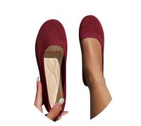 Genérico Bailarinas Mujer Zapatos Planos Cómodo Redonda Manoletinas Pretty Bailarinas Deportivas, Elegentes Ballet Flats Transpirables de Punto, para Compras, Caminar, Salir de Fiesta, Trabajar