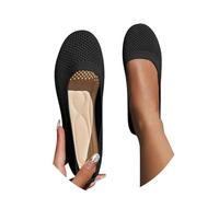 Genérico Bailarinas Mujer Zapatos Planos Cómodo Redonda Manoletinas Pretty Bailarinas Deportivas, Elegentes Ballet Flats Transpirables de Punto, para Compras, Caminar, Salir de Fiesta, Trabajar