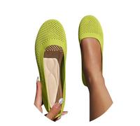Genérico Bailarinas Mujer Zapatos Planos Cómodo Redonda Manoletinas Pretty Bailarinas Deportivas, Elegentes Ballet Flats Transpirables de Punto, para Compras, Caminar, Salir de Fiesta, Trabajar
