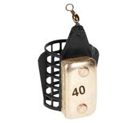 Genérico Bait Cage | Weighted Trap, Zinc Alloy Fishing Feeder For Reservoir Hiking Camping Traveling Boating Outdoor Crab Shrimp Use, Handy Piece For Daily Fishing and Simple Durable Style