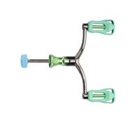 Genérico Bait Caster Reel - Double Crank Aluminum Alloy Handle | Replacement Fishing Parts, Durable Handles For Bad Weather, Fits 1000-4000 Series, Smooth Grip, Outdoor Angler Accessory