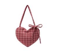 Generico bajo el brazo para mujeres jóvenes - Gran portaobjetos retro Alla,Bolso de hombro Lolita con asa - Citas Festival Musical Viajes Weekend Novia Estudiantes, Vino rojo, riferimento