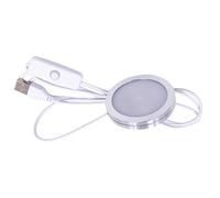 Genérico Bajo iluminación de estante, disco de luz LED - LED USB USB Luz de humor con concha de aluminio | Lámpara de noche, iluminación novedosa para niños, familiares, amigos, hogar, oficinas