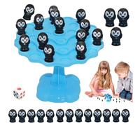 Genérico Balance Board Game, Penguin Balancing Toy, Interactive Educational Desktop Balance Plate for Skill Development, Birthdays, Family Fun, Travel, Home Entertainment