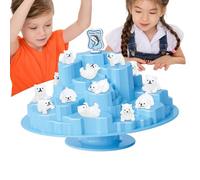 Genérico Balance Board Game, Two-Player Tree Balancing Toy, Interactive Cow and Bear Stacking Game for Team Play Family Fun Classroom Activities Girls Boys Indoor Outdoor, 25x8.5x19.5cm
