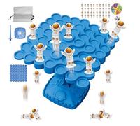 Genérico Balance Game - Wooden Skill and Strategy Toy, Stackable Pieces for Kids and Adults, Improves Hand-Eye Coordination, Focus, Problem-Solving, Fun Indoor Activity for Family