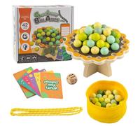 Genérico Balance Games For Kids - Parent-Child Interactive Toy, Fun Balance Bead Party Game | Skill Challenge Game For Kids, Adults, Family, Home, Classroom, Play, Party
