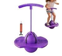 Genérico Balance Jumping Ball, Pogo Jumper with Handle and Ball Pump, 2026 Upgraded Jumping Hopping Balls with Handle and Pump, Indoor & Outdoor Fun, Perfect for Balance, Coordination, Annd Fitness