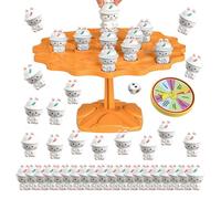 Genérico Balance-Spiel - 6.5 Inches Familienspiel Kinder | Interaktives Tischspiel ABS - Lernspielzeug Mit Hasenmotiv Für Zuhause Kindergarten Vorschule Geburtstags Weihnachtsgeschenk