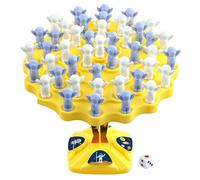 Genérico Balance Spiel Kinder - 17cm Astronauten Stapelspiel | ABS Lernspielzeug Gleichgewicht, Astronaut Balance Tree Zählbrettspielzeug Für Familienspielabend Motorik Training Und Geschicklichkeit