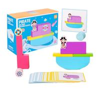 Genérico Balancing Game, Stacking Toy, Sensory Blocks, Colorful Pieces, Textured Shapes, Hand-Eye Skill, Training, Educational Stacking Play, Family Bonding, Perfect for Indoor, Outdoor Use,