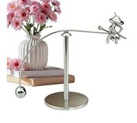 Genérico Balancing Sculpture Art Toy, Gothic Interactive Desktop Piece, 5.9x4.7x1.9 Inch Ornament with Weight-Balanced Build, Science Physics Gadget, Metal Construction with Gothic Aesthetic
