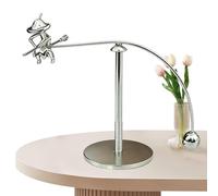 Genérico Balancing Sculpture Decor, Sturdy Metal Desk Ornament, Effortless Interactive Balancing Sculpture Science Gadget, For Students Adults Boys Girls Apartment Study Room Living Room Bookshelf