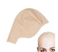 Genérico Bald Hat for Wigs - Halloween Costume Realistic Wig Bald Hat | Latex Bâld Cap | Realistic Reusable Costume Accessory for Women Men Cosplay Hairline Film Theater Photography Dress-up