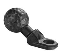 Genérico Ball Base Mount - Angled Adapter | 25mm Spherical Joint with 1/4 Inch Screw, Aluminum Alloy Construction with Anti-Slip Grip, Handlebar Bracket for Motorcycle, Bike, Vehicle