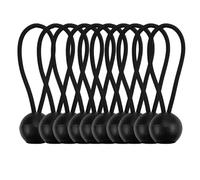 Genérico Ball Bungee Cords - 10PCS Heavy Duty UV-Resistant Tent Fixed Ball Rope | Weatherproof Multi-Purpose Tarp Tie Down Cords For Shelters, Canopies, and Outdoor Camping Equipment