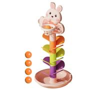Genérico Ball Drop Toy, Interactive Basketball Ramp Activity Track, Learning Educational Toy for, Fun for Birthday & Baby Developmental Play, 12.99 Inches High