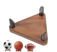 Genérico Ball Holder Stand, Soccer Display Rack, Non-Slip Storage Base, 5.31x5.31x1.97 Inches, Compact Space-Saving Design, Freestanding Sports Organizer, for Desk Bedroom Studio Home