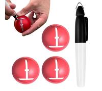 Genérico Ball Line Marker - with Pen Precision Sports Gadgets | Golf Alignment Line Drawing Tool - for Players Women Men Adults Enthusiasts Beginners