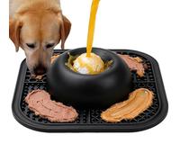 Genérico & Ball - Silicona Slow Feeder | 24,8 cm Dog Enrichment Bowl