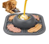 Genérico & Ball - Silicona Slow Feeder | 24,8 cm Dog Enrichment Bowl