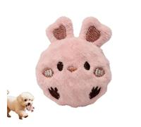 Genérico Ball Toy - Plush and Thermoplastic Rubber, Small Size Puppy Pet Ball Toy | Bunny Shape Bouncing Dog Toys For Chewing and Interactive Play, Colorful Training Toys For Puppies