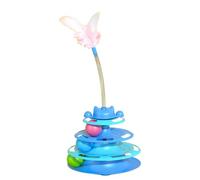 Genérico Ball Track Cat Toy - Indoor Kitten Teasing | Cat Ball Track, Çat Teaser Toys, Interactive Kitten Toy For Pet Parents Trainers Animal Lovers Apartment Home Office Shelters Bedroom Living Room