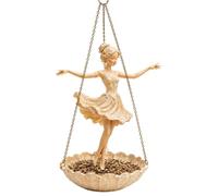 Genérico Ballerina Hanging Planter, Resin Vintage Skirt Flower Pot Ornament