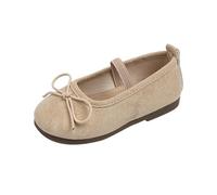Genérico Ballet para niñas con Sandalias veraniegas Modernas Zapatos Casuales Ligeros Casual Estilo Diario Escolar Exterior (Beige, 5.5-6 Years)