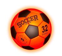 Generico Balón de fútbol luminoso - Recargable tamaño 5 con bomba, bola iluminada LED, deporte nocturno | Regalo cumpleaños fresco para edades 8-15 niños adolescentes adultos jardín exterior patio