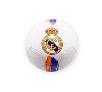 Genérico Balón R.Madrid Blanco con Detalles Naranjas y Azules Talla 5 tamaño Similar al reglamentario Producto Oficial